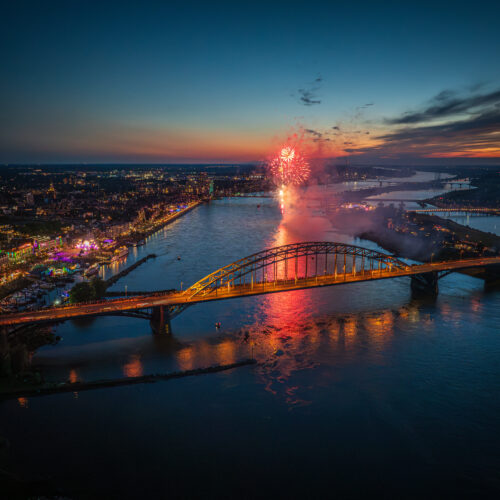 Highvisual drone foto en video Nijmegen Lent Kolster Ontwerp